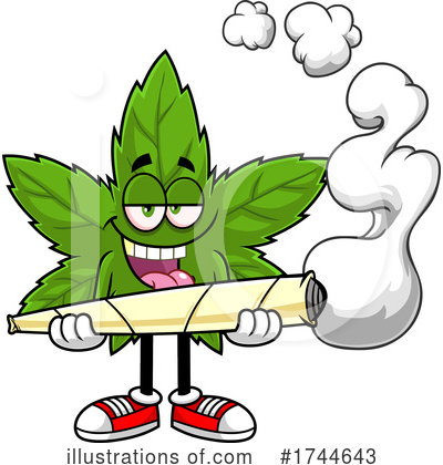 Cannabis Clipart #1744643 by Hit Toon