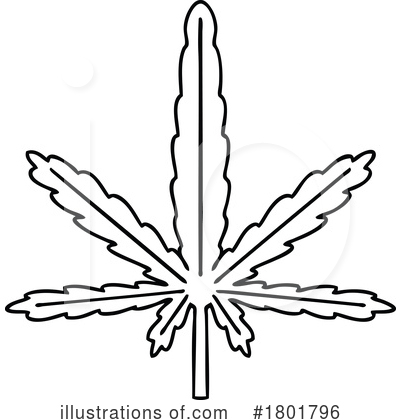 Royalty-Free (RF) Marijuana Clipart Illustration by lineartestpilot - Stock Sample #1801796