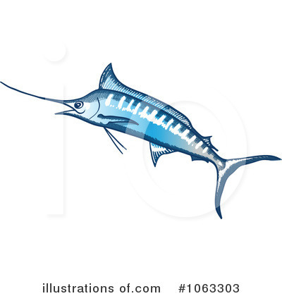 Royalty-Free (RF) Marlin Clipart Illustration by Zooco - Stock Sample #1063303