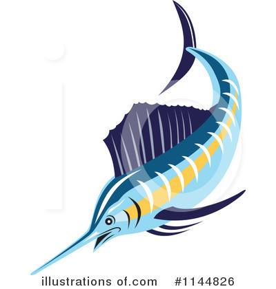Swordfish Clipart #1144826 by patrimonio