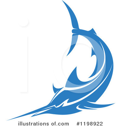 Swordfish Clipart #1198922 by Vector Tradition SM