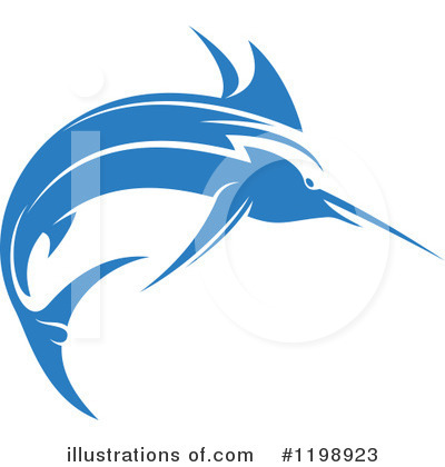 Royalty-Free (RF) Marlin Clipart Illustration by Vector Tradition SM - Stock Sample #1198923