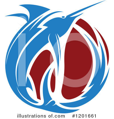 Royalty-Free (RF) Marlin Clipart Illustration by Vector Tradition SM - Stock Sample #1201661