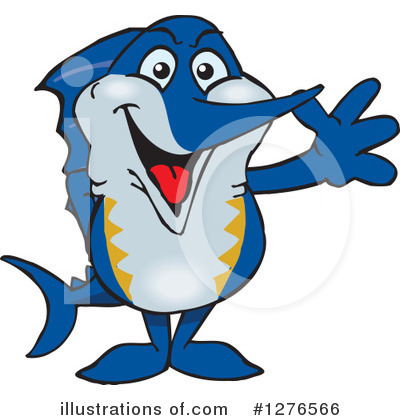 Marine Fish Clipart #1276566 by Dennis Holmes Designs