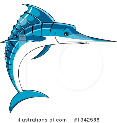 Royalty-Free (RF) Marlin Clipart Illustration by Vector Tradition SM - Stock Sample #1342586