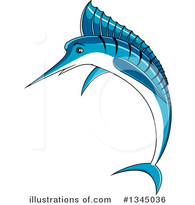 Royalty-Free (RF) Marlin Clipart Illustration by Vector Tradition SM - Stock Sample #1345036