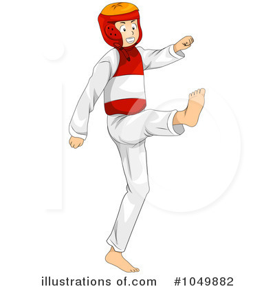 Taekwondo Clipart #1049882 by BNP Design Studio