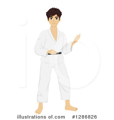 Judo Clipart #1286826 by BNP Design Studio
