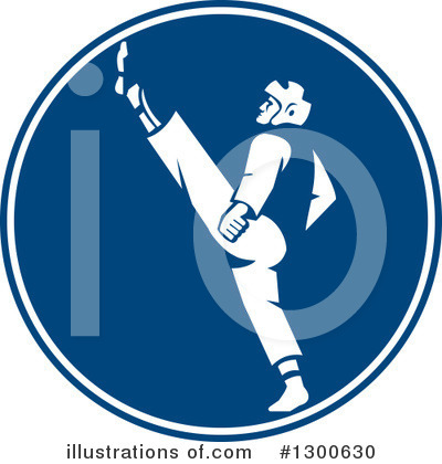 Taekwondo Clipart #1300630 by patrimonio