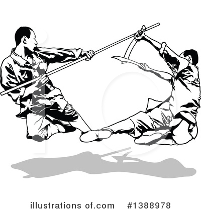 Royalty-Free (RF) Martial Arts Clipart Illustration by dero - Stock Sample #1388978
