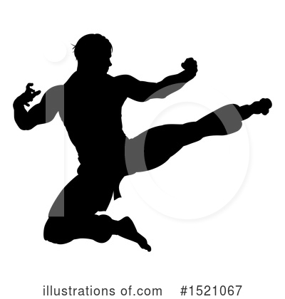 Karate Clipart #1521067 by AtStockIllustration