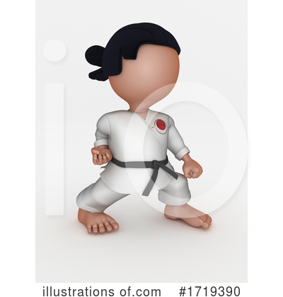 Royalty-Free (RF) Martial Arts Clipart Illustration by KJ Pargeter - Stock Sample #1719390