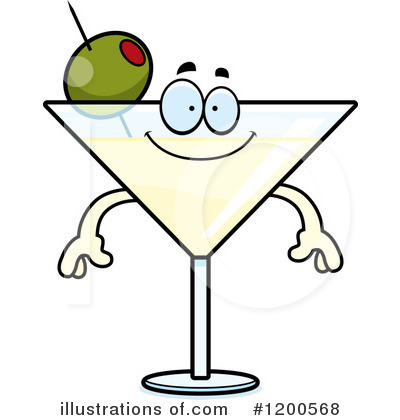 Martinis Clipart #1200568 by Cory Thoman