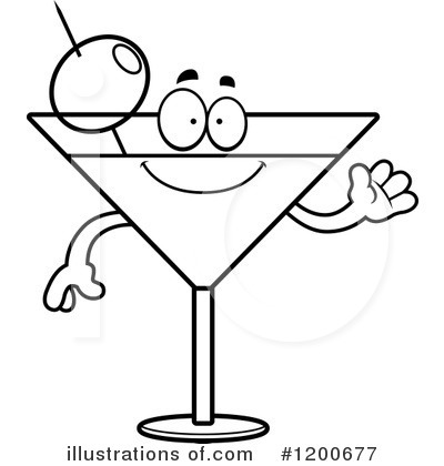 Royalty-Free (RF) Martini Clipart Illustration by Cory Thoman - Stock Sample #1200677