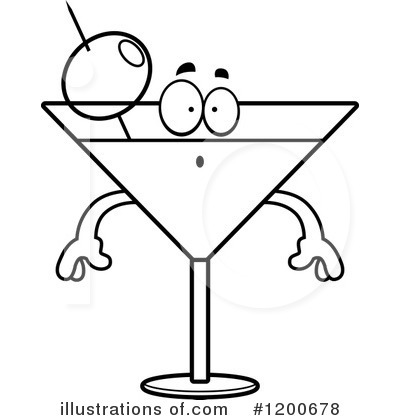 Royalty-Free (RF) Martini Clipart Illustration by Cory Thoman - Stock Sample #1200678