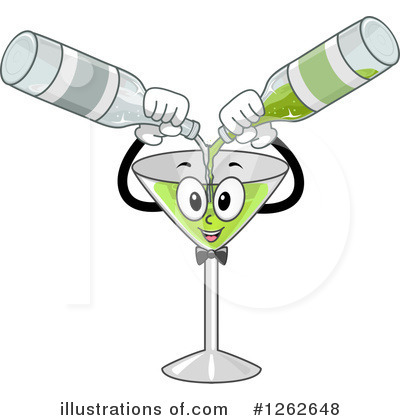 Royalty-Free (RF) Martini Clipart Illustration by BNP Design Studio - Stock Sample #1262648
