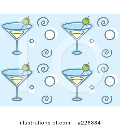 Royalty-Free (RF) Martini Clipart Illustration by Cory Thoman - Stock Sample #228884