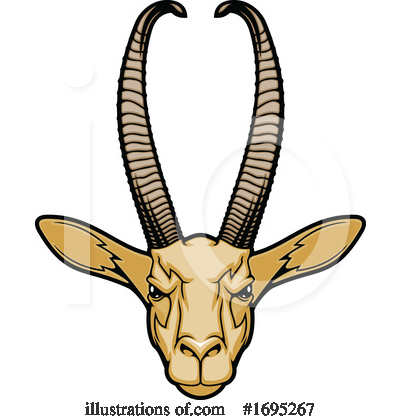 Gazelle Clipart #1695267 by Vector Tradition SM