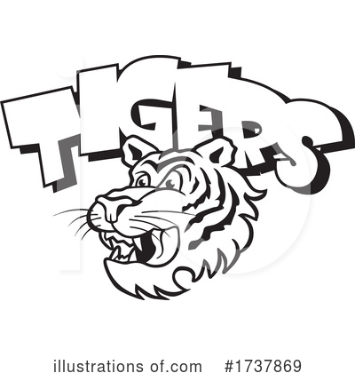 Tiger Clipart #1737869 by Johnny Sajem