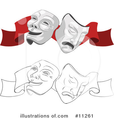 Royalty-Free (RF) Mask Clipart Illustration by AtStockIllustration - Stock Sample #11261