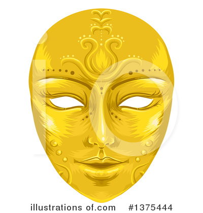 Royalty-Free (RF) Mask Clipart Illustration by BNP Design Studio - Stock Sample #1375444