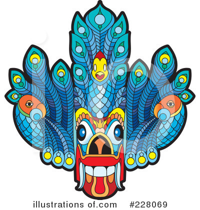 Tribal Mask Clipart #228069 by Lal Perera