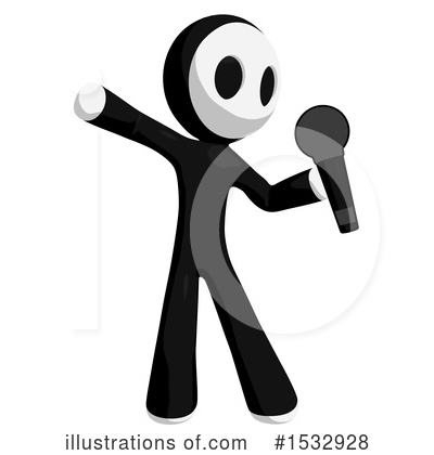 Microphone Clipart #1532928 by Leo Blanchette