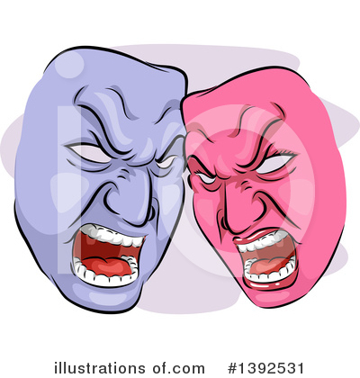 Royalty-Free (RF) Masks Clipart Illustration by BNP Design Studio - Stock Sample #1392531
