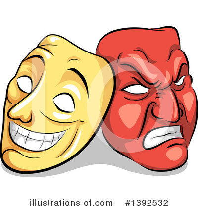 Royalty-Free (RF) Masks Clipart Illustration by BNP Design Studio - Stock Sample #1392532