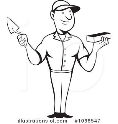 Bricklaying Clipart #1068547 by patrimonio