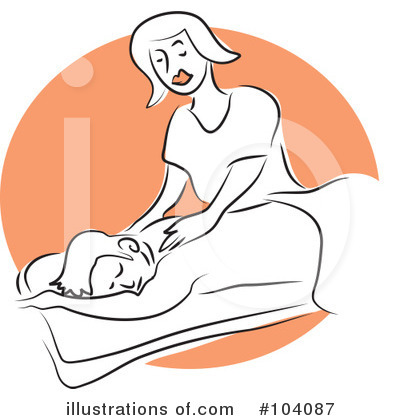 Royalty-Free (RF) Massage Clipart Illustration by Prawny - Stock Sample #104087