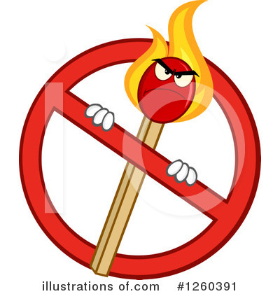 Royalty-Free (RF) Matches Clipart Illustration by Hit Toon - Stock Sample #1260391