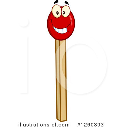 Matchstick Clipart #1260393 by Hit Toon