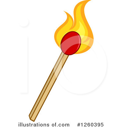 Matchstick Clipart #1260395 by Hit Toon