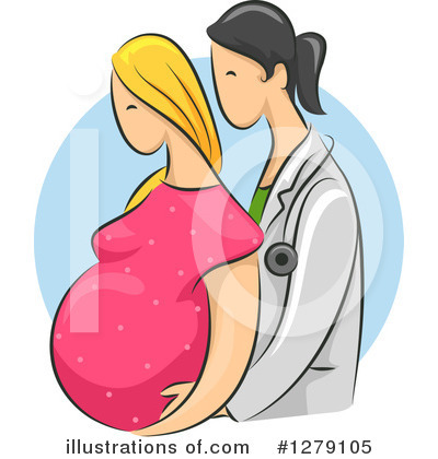 Pregnancy Clipart #1279105 by BNP Design Studio