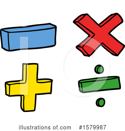 Math Symbol Clipart #1579987 by lineartestpilot