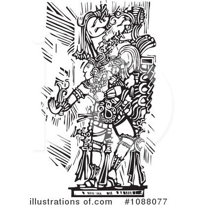 Royalty-Free (RF) Mayan Clipart Illustration by xunantunich - Stock Sample #1088077