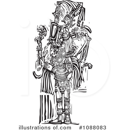 Royalty-Free (RF) Mayan Clipart Illustration by xunantunich - Stock Sample #1088083