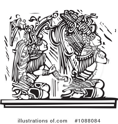 Royalty-Free (RF) Mayan Clipart Illustration by xunantunich - Stock Sample #1088084