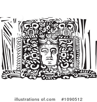 Royalty-Free (RF) Mayan Clipart Illustration by xunantunich - Stock Sample #1090512