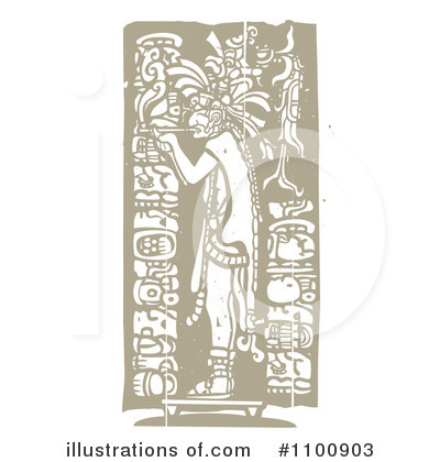 Royalty-Free (RF) Mayan Clipart Illustration by xunantunich - Stock Sample #1100903