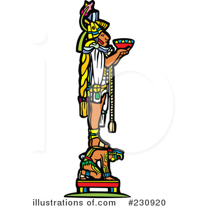 Royalty-Free (RF) Mayan Clipart Illustration by xunantunich - Stock Sample #230920