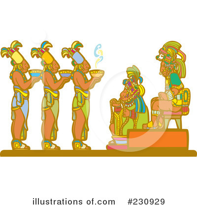Royalty-Free (RF) Mayan Clipart Illustration by xunantunich - Stock Sample #230929
