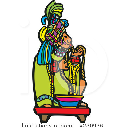 Royalty-Free (RF) Mayan Clipart Illustration by xunantunich - Stock Sample #230936