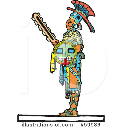 Royalty-Free (RF) Mayan Clipart Illustration by xunantunich - Stock Sample #59986