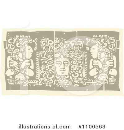 Mayan God Clipart #1100563 by xunantunich