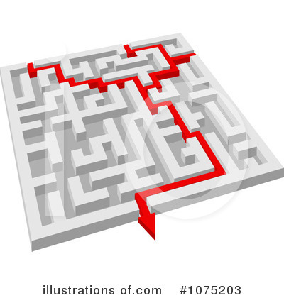 Maze Clipart #1075203 by Vector Tradition SM
