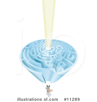 Royalty-Free (RF) Maze Clipart Illustration by AtStockIllustration - Stock Sample #11289
