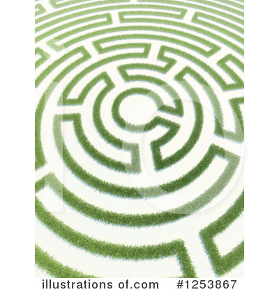Royalty-Free (RF) Maze Clipart Illustration by Mopic - Stock Sample #1253867
