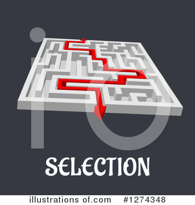 Maze Clipart #1274348 by Vector Tradition SM
